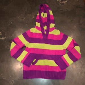 Girls pink and green super soft sweater - size 6x